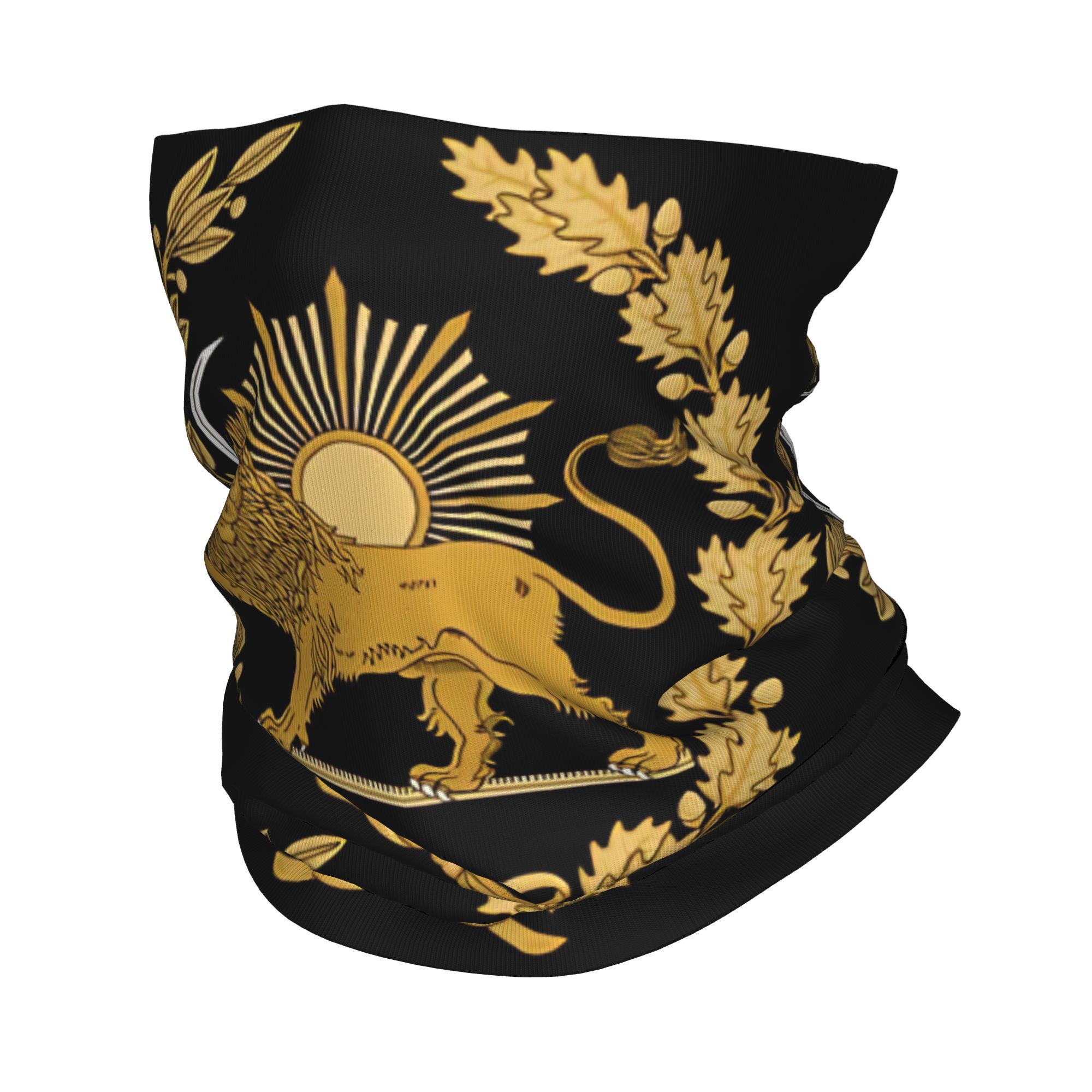 Neck Warmer Balaclava - Bandana Lambang Singa dan Matahari Persia