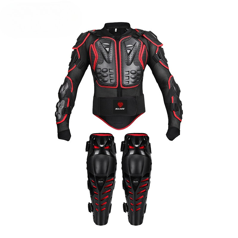 Motorcycle Gear Urban - Setelan Pelindung Motor dengan Pelindung Lutut