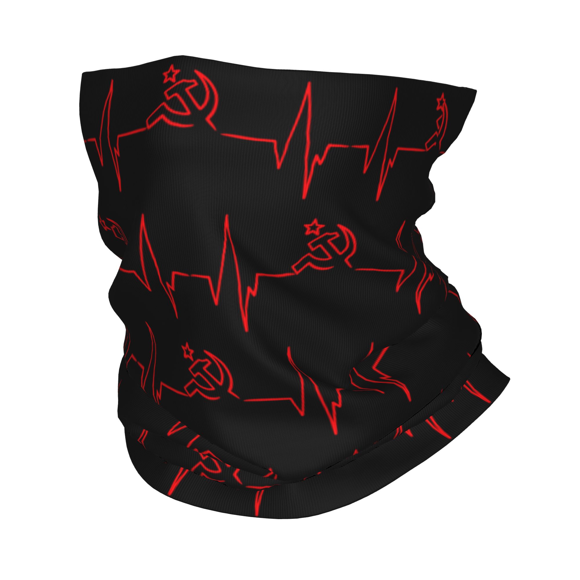 Neck Warmer Balaclava - Bandana Leher Anti Angin Motif Bendera