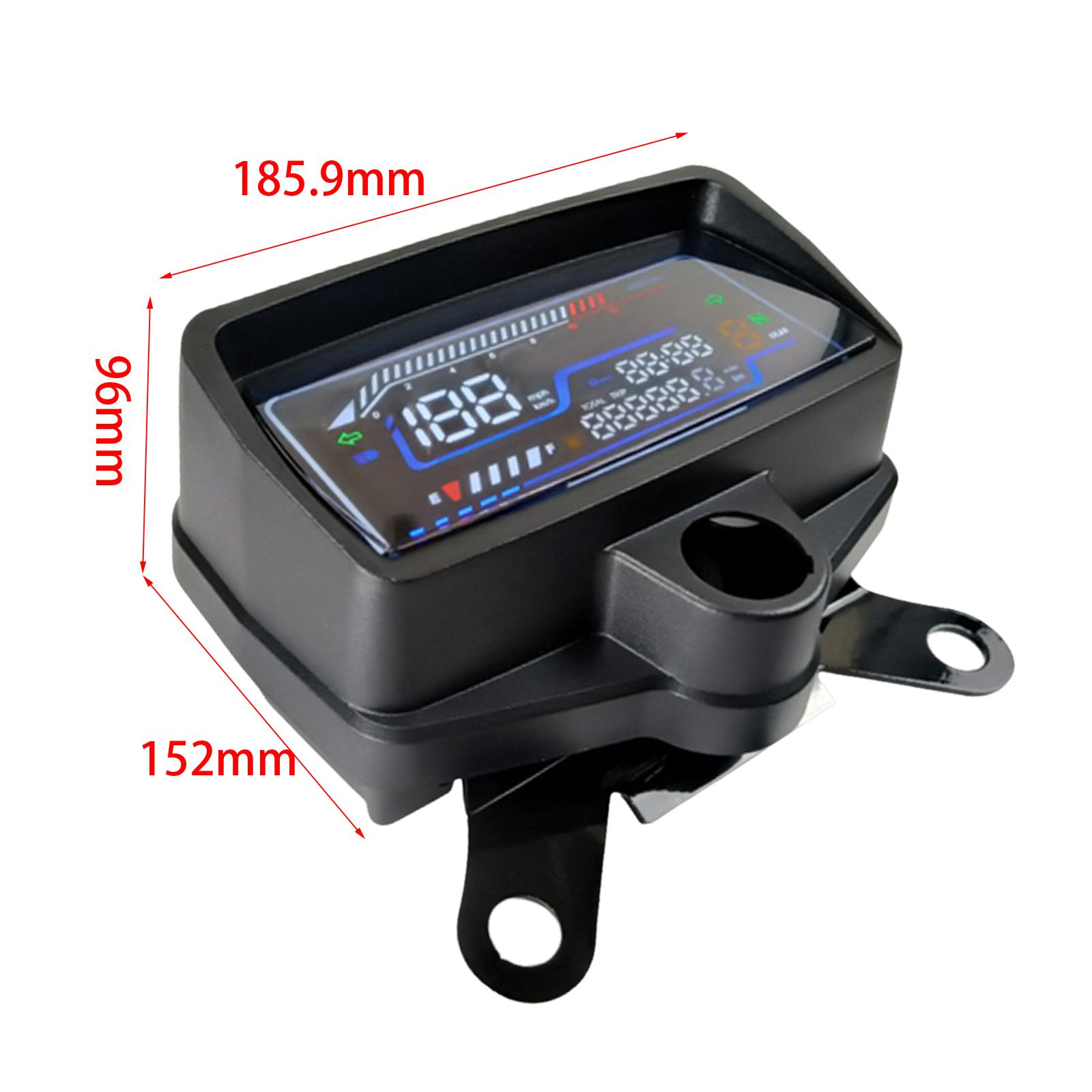 Motorcycle Gear Urban - Speedometer Sepeda Motor Multifungsi Odometer Digital