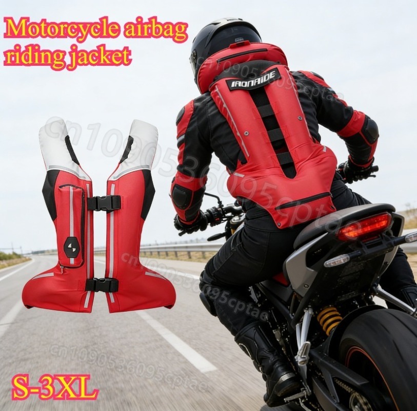 Motorcycle Gear With Airbag - Rompi Airbag Sepeda Motor Jaket Pelindung
