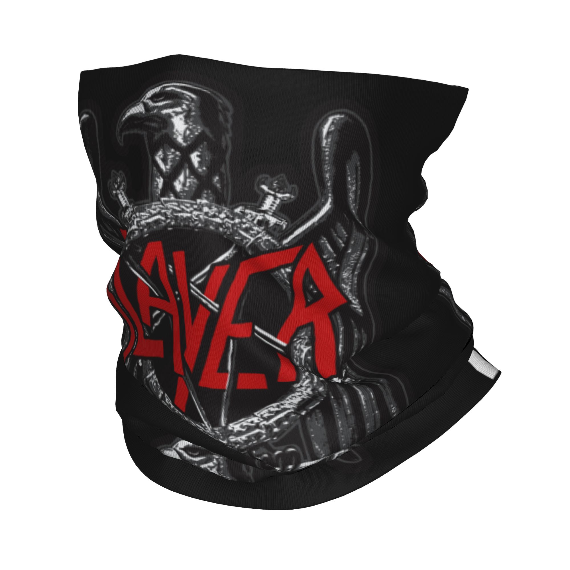 Neck Warmer Balaclava - Bandana Logo Custom Slayers, Pelindung Leher,