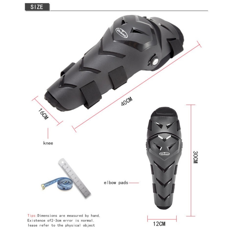 VEMAR Pelindung Lutut dan Siku - Motorcycle Gear Urban ulasan dan harga