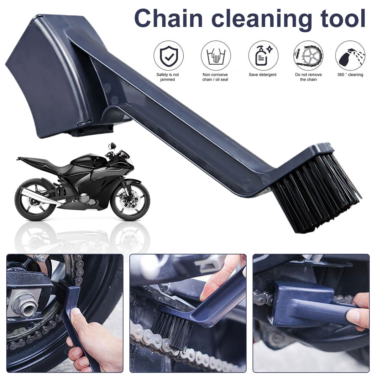 Sikat pembersih rantai sepeda  - Motorcycle Gear Up ulasan dan harga