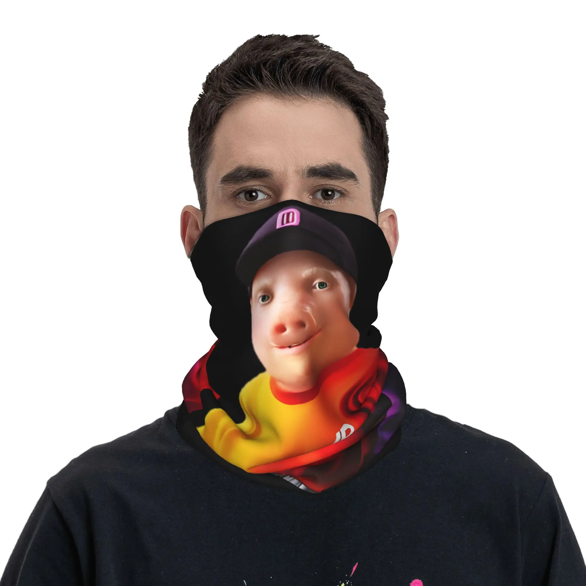Bandana Leher John Pork Baru u - Neck Warmer Balaclava ulasan dan harga