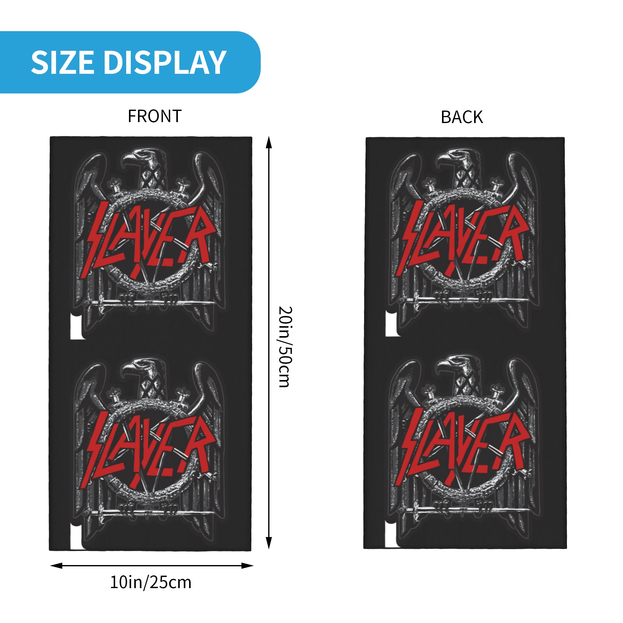 Bandana Logo Custom Slayers, P - Neck Warmer Balaclava ulasan dan harga