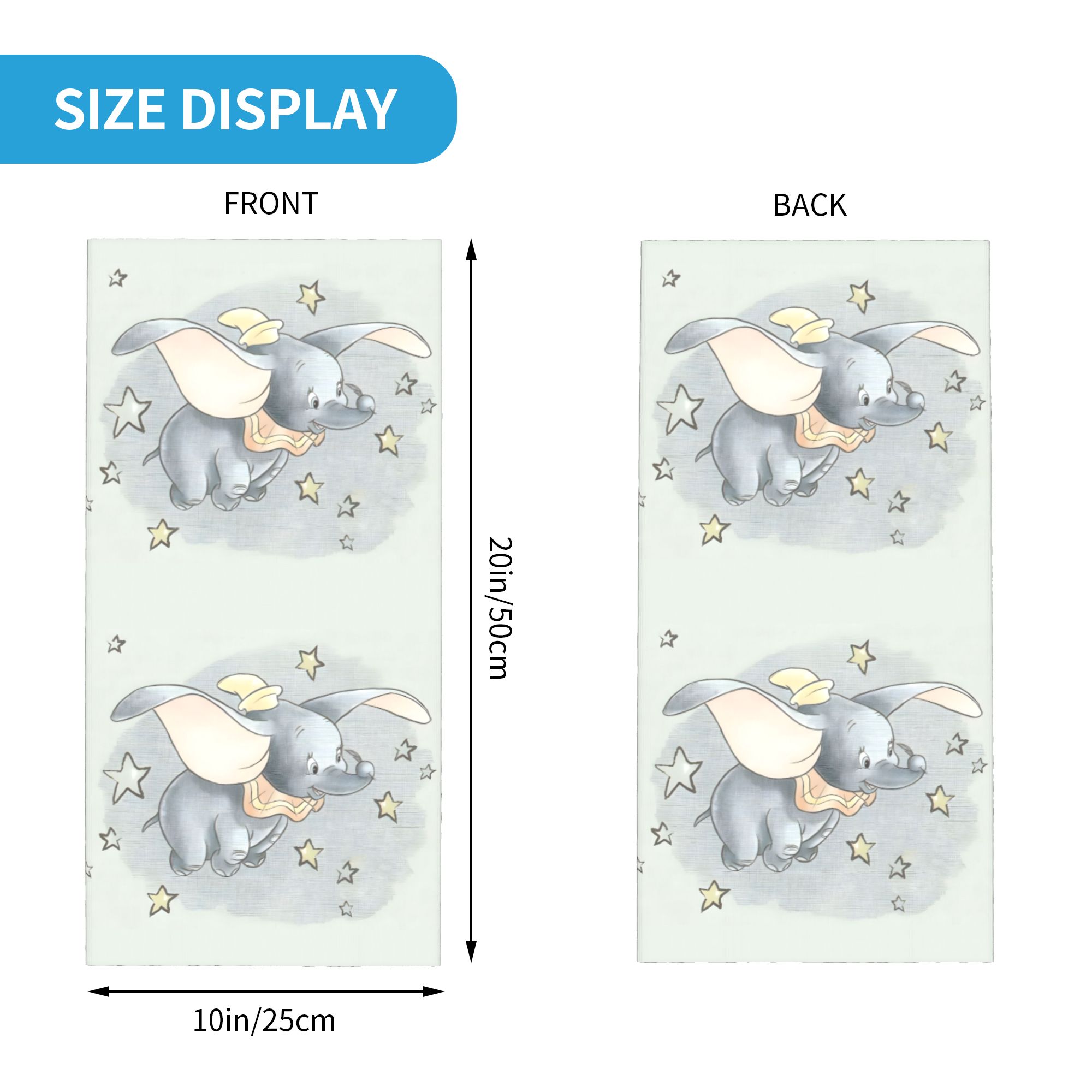 Bandana Leher Anime Dumbo Kust - Neck Warmer Balaclava ulasan dan harga