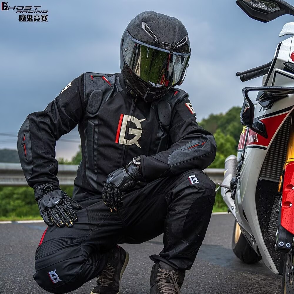 Setelan Balap Motor dengan Des - Motorcycle Gear With Airbag ulasan dan harga