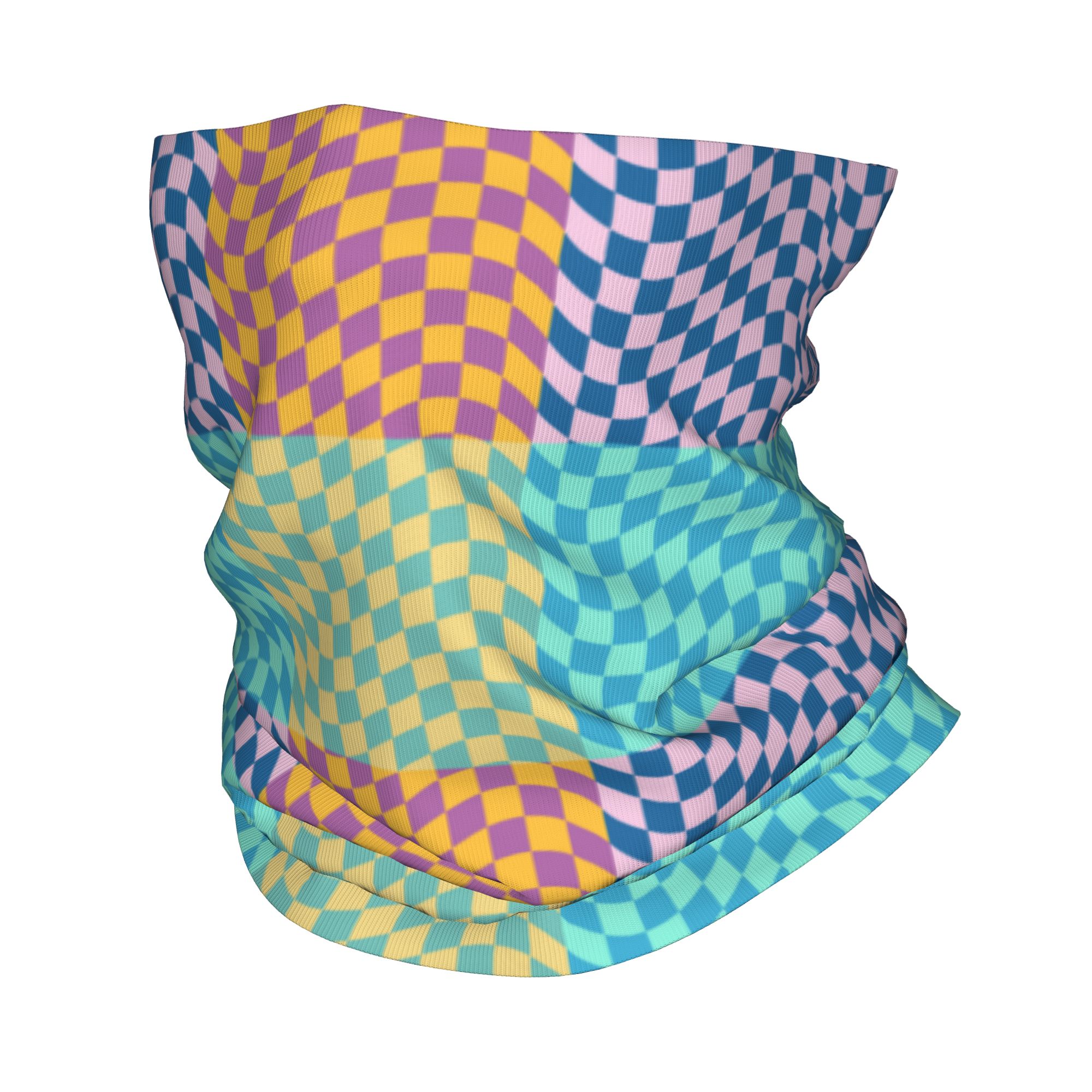 Bandana Leher Motif Kotak-kota - Neck Warmer Balaclava ulasan dan harga